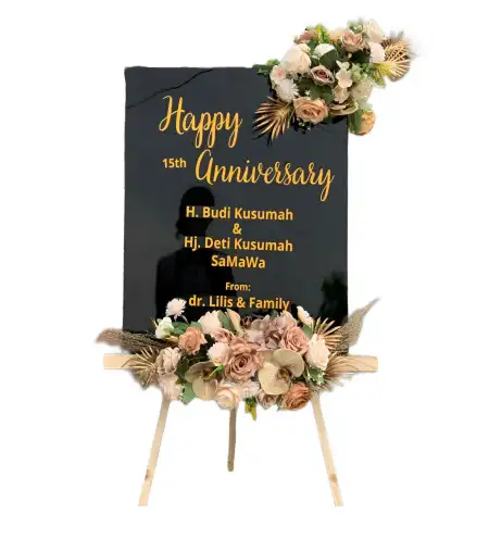 Papan Bunga Akrilik Hotel Santika Premiere