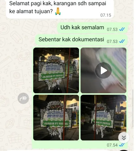 Pengiriman Papan Bunga Selamat Hotel Santika Premiere